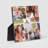 キッズスクールイヤー記念4フォトコラージュ フォトプラーク (正面)