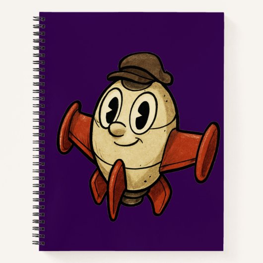 キッズスクールノート – かわいい新学期デザイン ノートブック (正面)