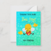 キッズスクールヴァレンティーンズカード ノートカード (正面)