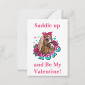 キッズスクールヴァレンティーンズカード ノートカード (正面)