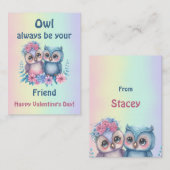 キッズスクールヴァレンティーンズカード ノートカード (正面/裏面)