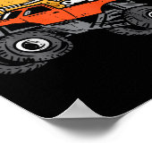 キッズスケルトンモンスタートラックムーンキャンディトードラーボーイ ポスター (角)