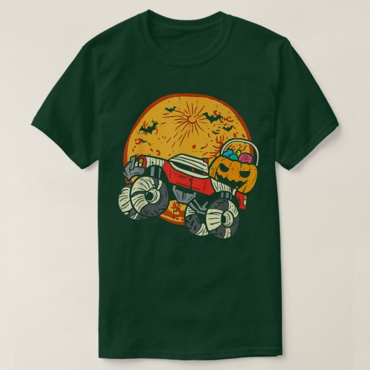 キッズスケルトンモンスタートラックムーンキャンディトードラーボーイ Tシャツ (デザイン正面)