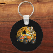 キッズスケルトン乗馬モンスタートラックハロウィンコスト キーホルダー (正面)