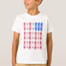 キッズスケートボードアメリカ国旗Tシャツ