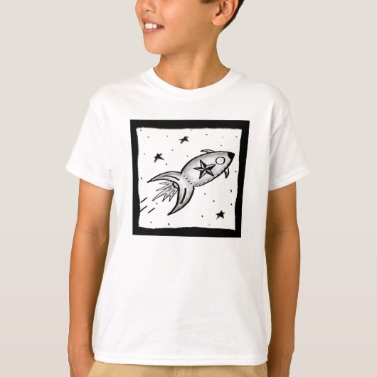 キッズスターお気に入りのロケットティーシャツ Tシャツ (正面)