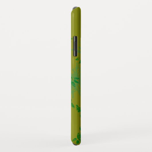 キッズステゴサウルスグリーン名前をカスタムする Case-Mate iPhoneケース (裏面/右)