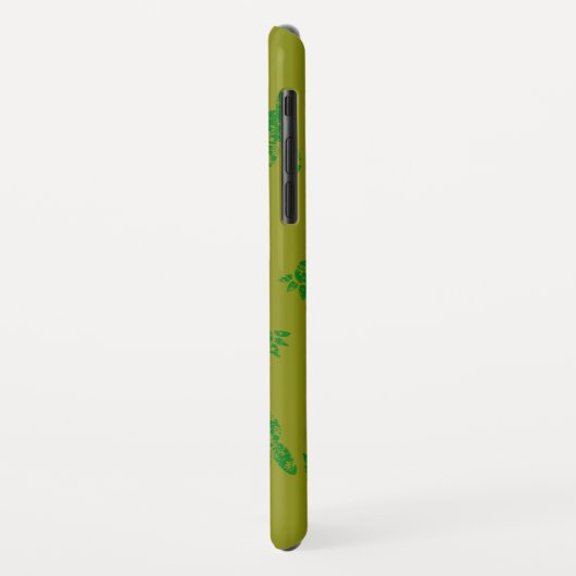 キッズステゴサウルスグリーン名前をカスタムする Case-Mate iPhoneケース (裏面/左)