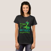 キッズスネーク7th birthday私の7誕生日7年 tシャツ (正面フル)