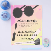 キッズスパバスパーティーレンタルグラデーション チラシ (シングル)