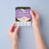 キッズスパビジネスパーティーレンタルチラシのティアオフ チラシ (手)