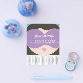 キッズスパビジネスパーティーレンタルチラシのティアオフ チラシ (シングル)