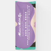 キッズスパビジネスパーティーレンタルモバイルバス 横断幕 (縦)