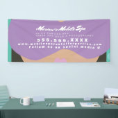 キッズスパビジネスパーティーレンタルモバイルバス 横断幕 (トレードショー)