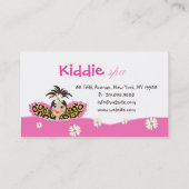 キッズスパ名刺デイジーカウトレオパード&ドット 名刺 (裏面)