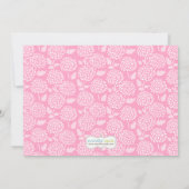 キッズスパ誕生パーティーアフリカ系アメリカ人 招待状 (裏面)