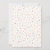 キッズスプリンクルベーキング誕生日パーティーの招待状 招待状 (裏面)