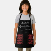 キッズスペシャルティレッドタスリーエプロン エプロン (インサイチュ)