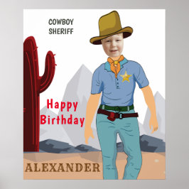 キッズスペシャルSheriff CowboyオリジナルADD写真 ポスター