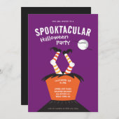 キッズスポオクタキュラーハロウィーン招待状 招待状 (正面/裏面)