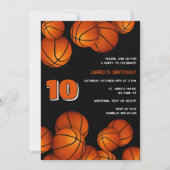 キッズスポカスタムーツ誕生日パーティー 招待状 (正面)