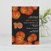 キッズスポカスタムーツ誕生日パーティー 招待状 (スタンド正面)