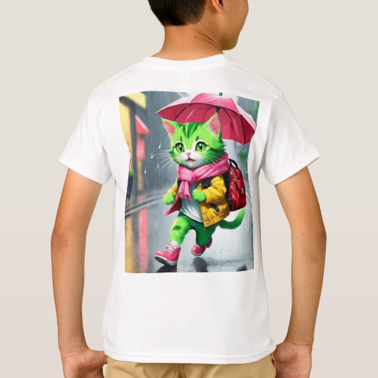 キッズスポーツジャージー(AOP) Tシャツ (裏面)