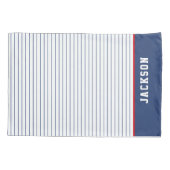 キッズスポーツストライプ標準枕ケース 枕カバー (裏面)