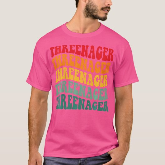 キッズスレナーボーイレトログルーヴィー3日目3日Bi Tシャツ (正面)