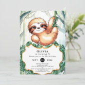 キッズスロお洒落ス誕生日 招待状 (スタンド正面)