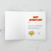 キッズスーパーヒーローのお母さんの日色 カード (内部)