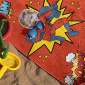 キッズスーパーヒーローテーマビーチタオル ビーチタオル