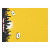 キッズスーパーヒーロー漫画ムービーパーティー テーブルクロス (正面(横))