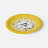 キッズスーパーヒーロー漫画ムービーパーティー ペーパープレート (アングル)