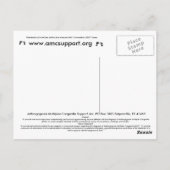 キッズズ絵画ズ07テキサス州はがき ポストカード (裏面)