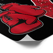 キッズセカンドバースデーボクシングボーイボーイオージボクサー ポスター (角)