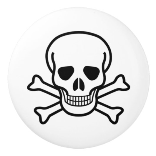 キッズセラミックドロー&カップボードドアノブ セラミックノブ (正面)