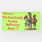 キッズゾンビファミリーハローウィンパーティ 横断幕 (横)