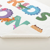 キッズゾーン恐竜 シェルパブランケット (3/4)