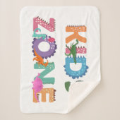 キッズゾーン恐竜 シェルパブランケット (正面)