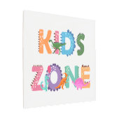 キッズゾーン恐竜 メタルプリント (アングル)