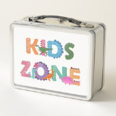 キッズゾーン恐竜 メタルランチボックス (裏面)