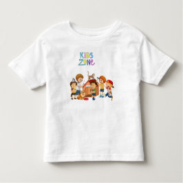 キッズゾーン、幼児のための素敵なプリントTシャツ トドラーTシャツ