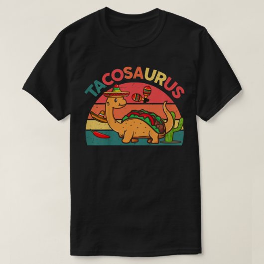 キッズタコサウルスタコスMexican-Shirt Toddler Boys F Tシャツ (デザイン正面)