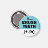 キッズタスクチョアリストリマインダーマグネットブラシ歯 マグネット (正面/裏面)