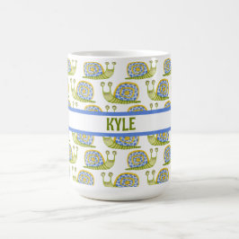 キッズタパーソナライズされたネリパターン（の模様が）ある コーヒーマグカップ