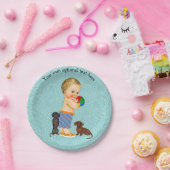 キッズダッシュンドプールパーティー紙プレート ペーパープレート (パーティー)