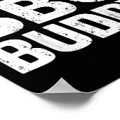 キッズダディのバーベキューバディシャツヤングボーイおもしろいガール ポスター (角)