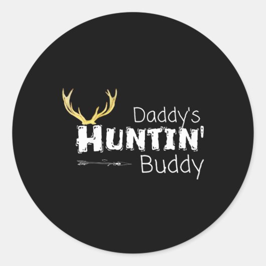 キッズダディス狩りバディ服ボーイガール幼児 ラウンドシール (正面)