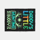 キッズダディーズリトル狩りバディ フリースブランケット (正面(横))